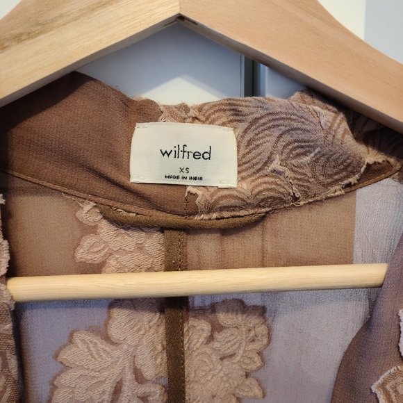 Brown Floral Kimono Cardigan - Picture 4 of 6